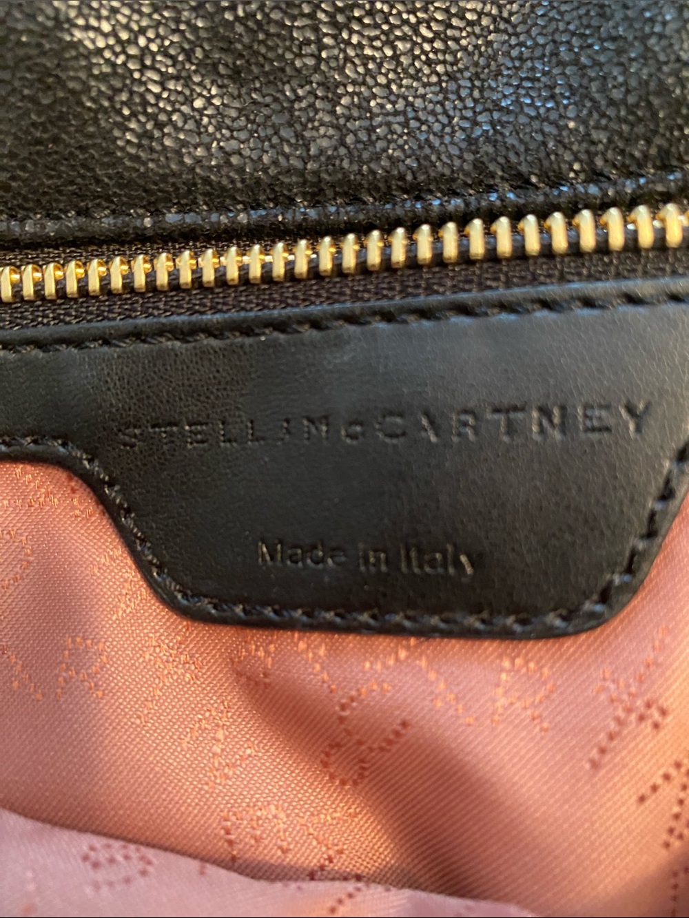 NWOT Stella McCartney Falabella Mini Black Tote with Gold Chain Trim - Picture 5 of 6